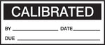 Accuform Signs Adhesive Calibration Labels, 25/Pack