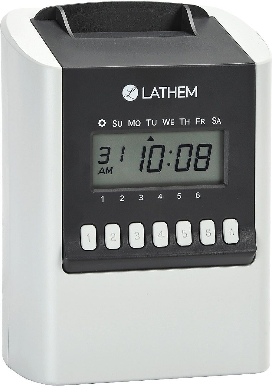 Lathem Automatic Calculating Time Clock (700E)