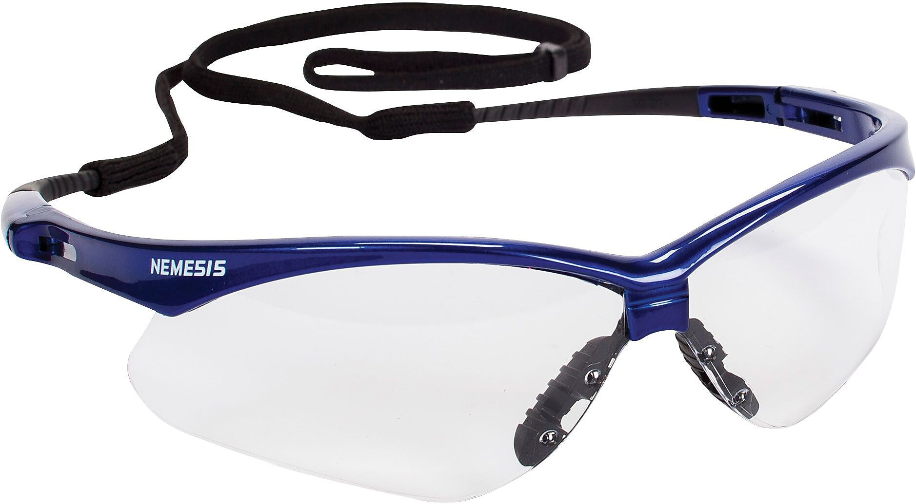 KleenGuard Nemesis® Safety Glasses, Clear Anti-Fog Lenses with Silver Frame, 1/Pair (412-47384)