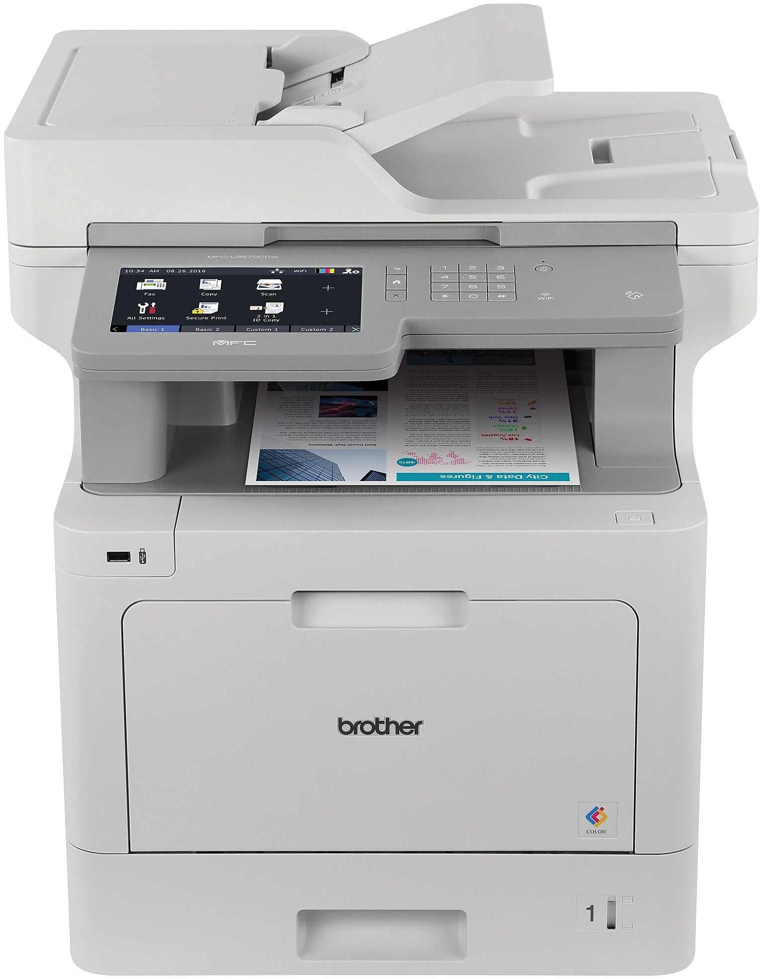 Brother MFC-L9570CDW USB, Wireless, Network Ready Color Laser All-In-One Printer