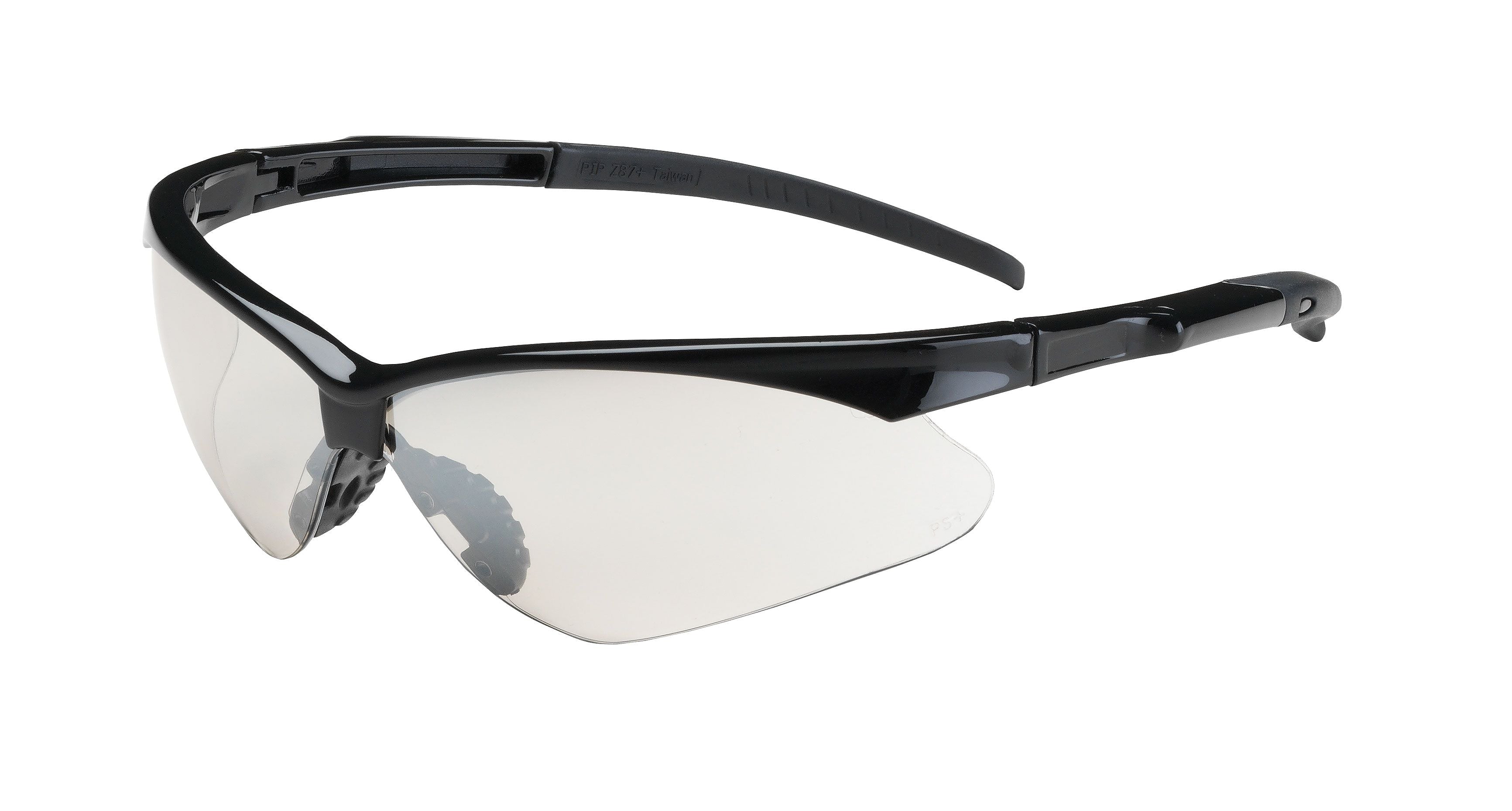 Bouton Adversary Glasses, Clear Anti-Fog Lens, Glossy Black Frame, Rubber Temples & Bridge, Anti-Scratch, Each (250-28-0020)