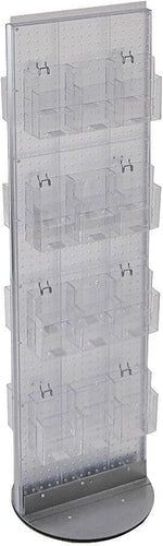 Azar Brochure Holder, 16" x 61", Vertical, Freestanding, Clear, Plastic (AZA700650-CLR)