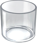 Azar Displays Styrene Countertop Cylinder, 6" x 6" Diameter, 4/PK (556336)