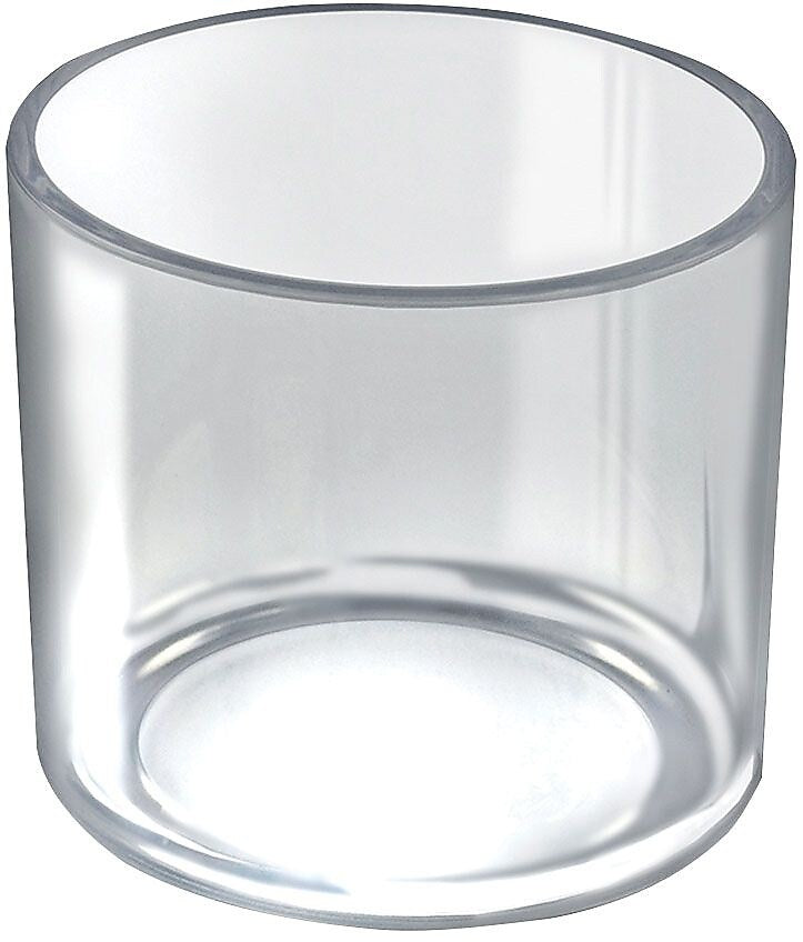 Azar Displays Styrene Countertop Cylinder, 6" x 6" Diameter, 4/PK (556336)