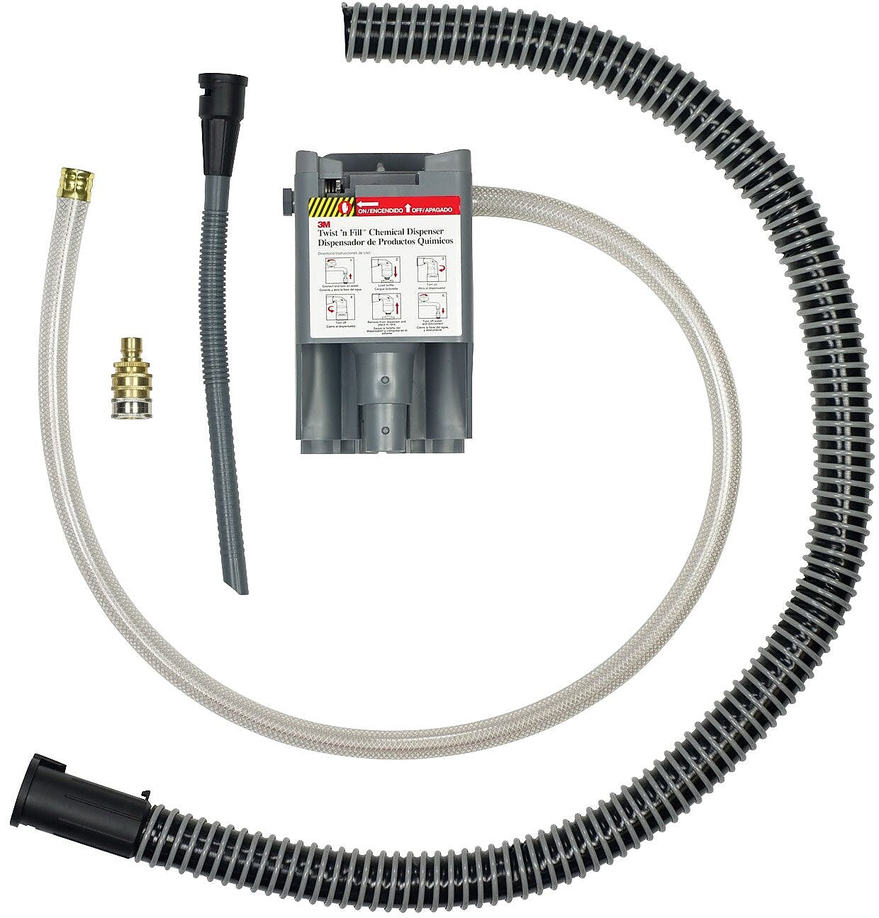 3M™ Twist 'N Fill™ System Dispenser, Gray Cap, 1/Case