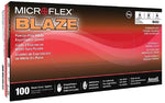 Ansell Blaze® Hi-Viz Orange Nitrile Exam Gloves, Powder-Free, Size Large, 100/BX (748-N483)