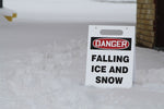 Accuform Fold Ups, Floor Sign "DANGER FALLING ICE AND SNOW" (PFR124)