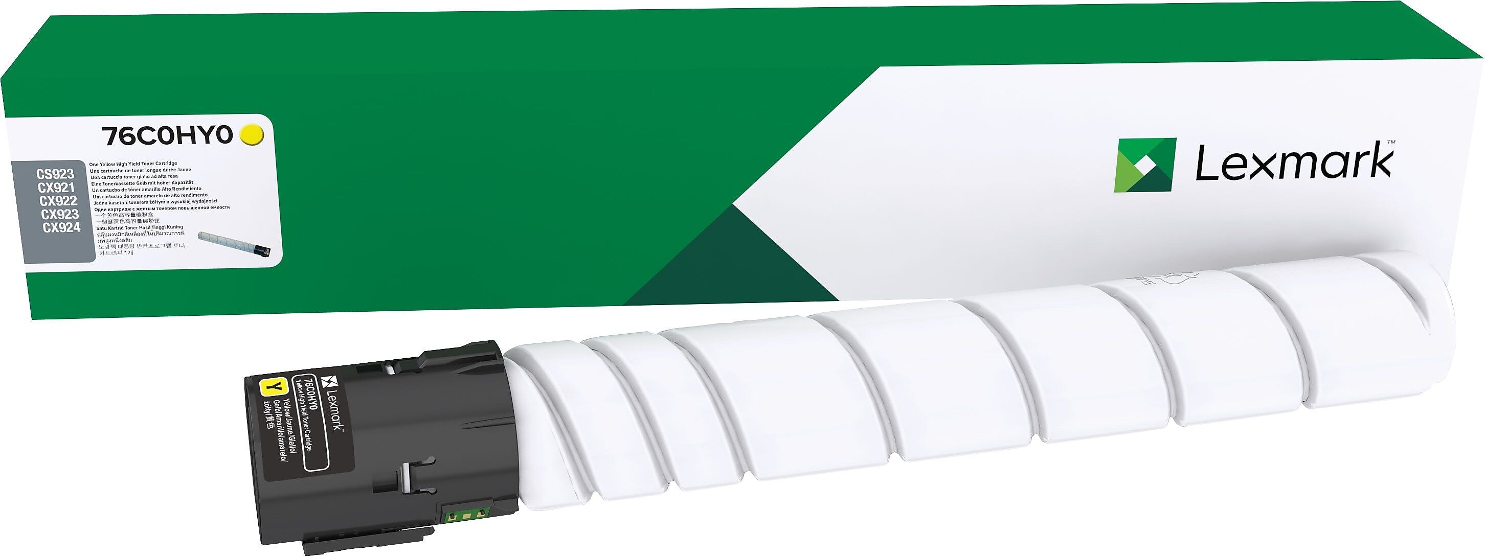 Lexmark 76 Yellow High Yield Toner Cartridge