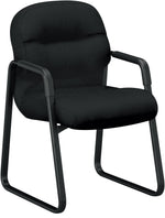 HON Pillow-Soft Metal Lounge Chair, Black (HON2093CU10T)
