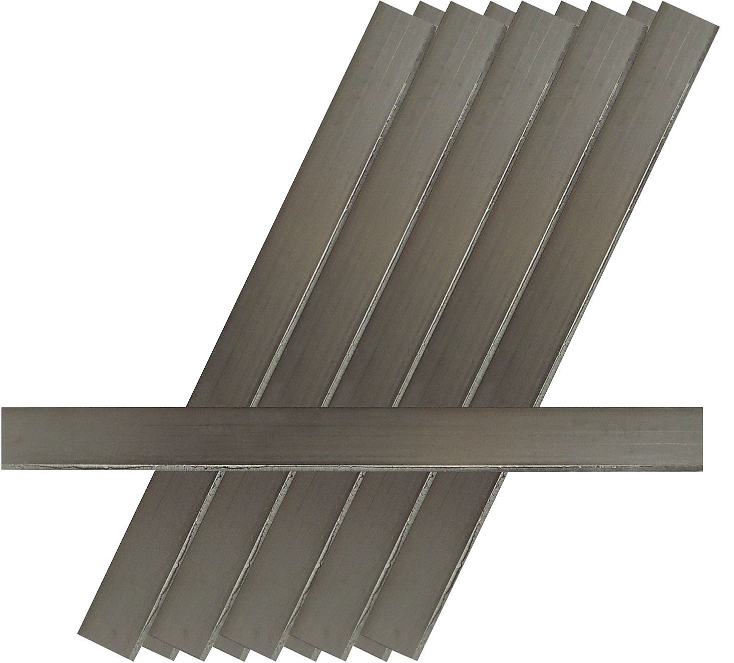 Unger Replacement Blade for Heavy Duty Scraper, 8" Wide, 10/Pk