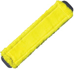 Unger SmartColor 16" MicroMop 15.0 Standard Mop, Tailband, 5/Pack (MM40Y)
