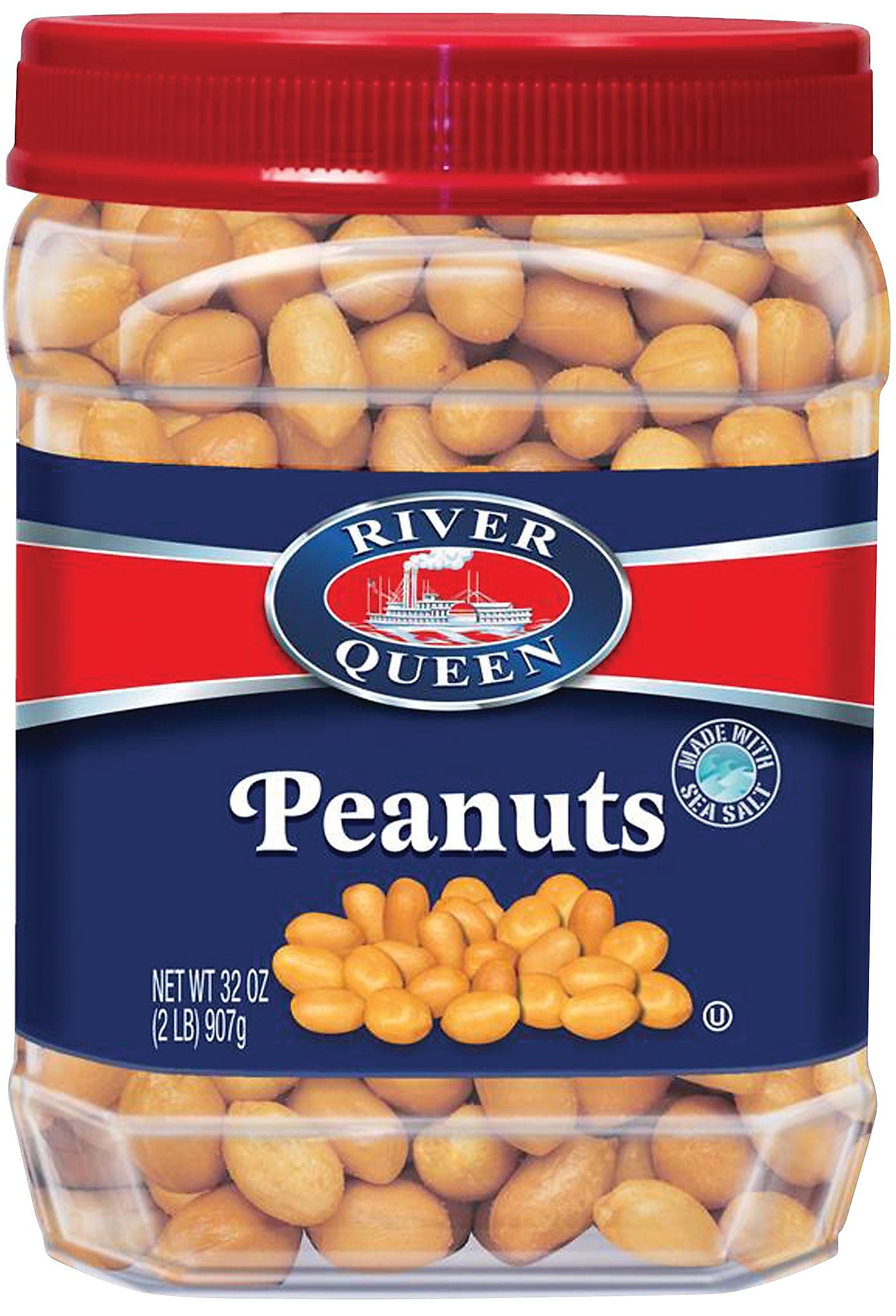 River Queen Salted Peanuts, 32 Oz.