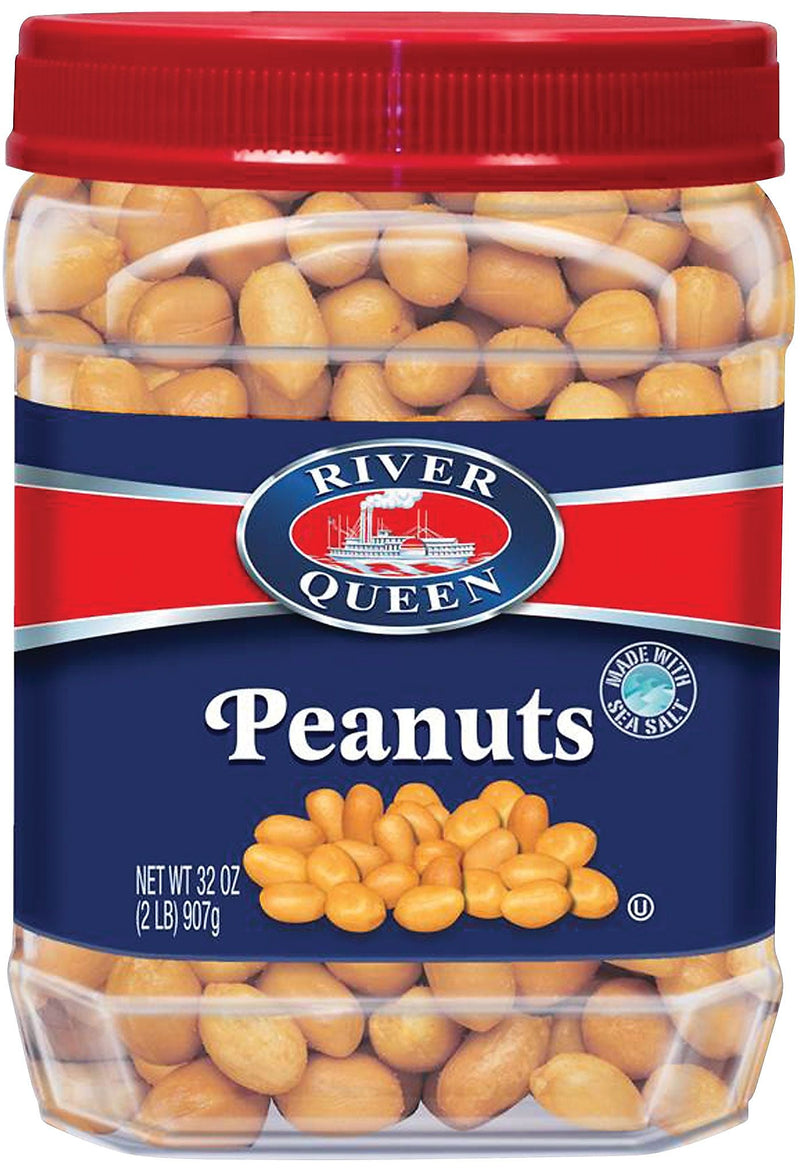 River Queen Salted Peanuts, 32 Oz.