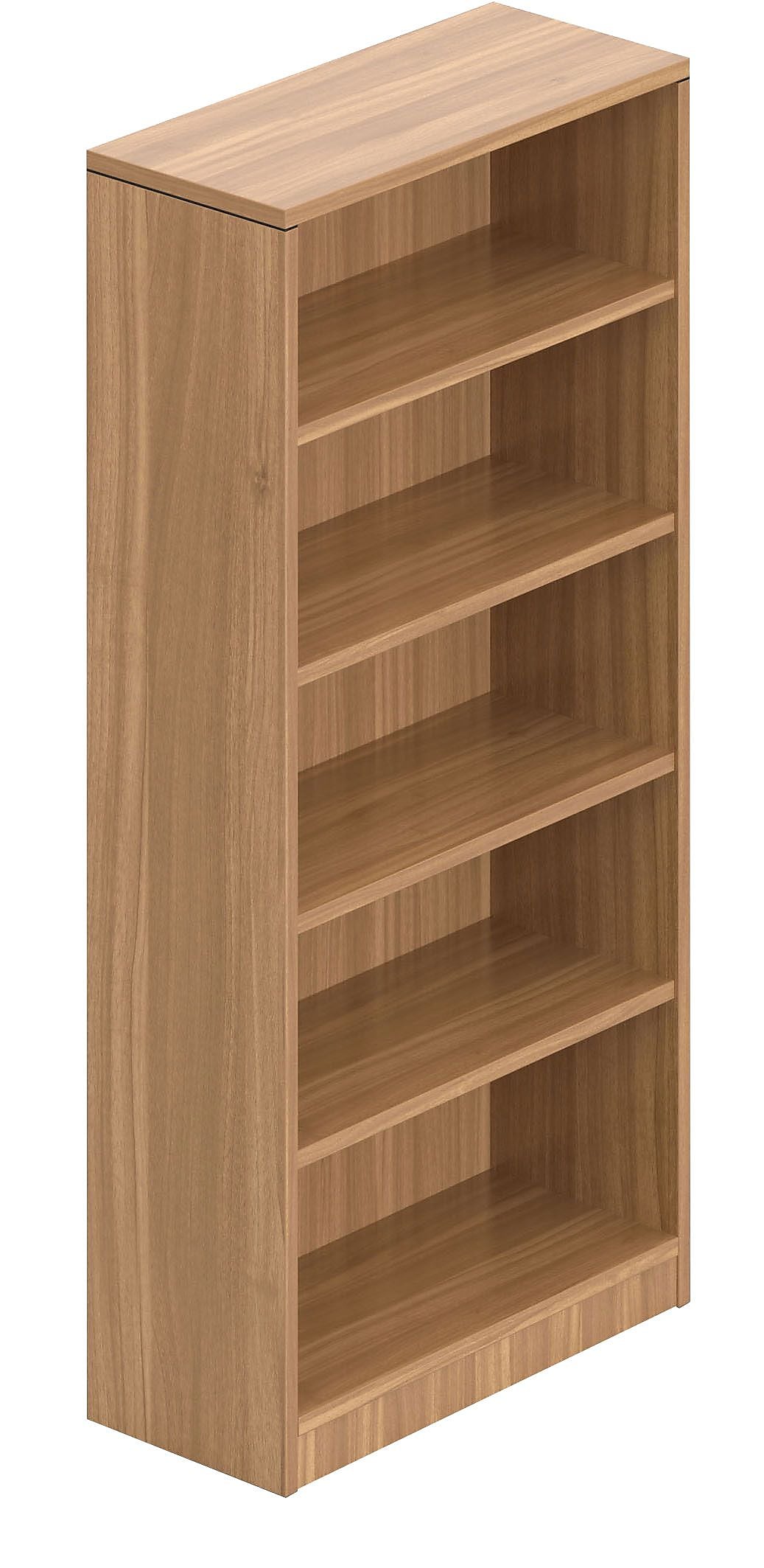 Offices To Go Superior Laminate 4 Shelf Book Case, 71", Autumn Walnut (TDSL71BC-AWL)