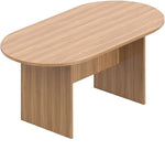 Offices To Go Superior Laminate 71" Racetrack Conference Table, Autumn Walnut (TDSL7136RS-AWL)
