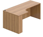 Offices To Go Superior Laminate Credenza with Corner Extension, Autumn Walnut Laminate (TDSL7136CEL-AWL)