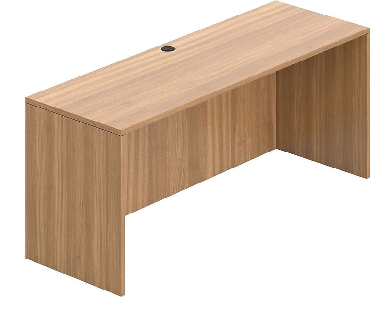 Offices To Go Superior Laminate 71" Credenza Shell, Autumn Walnut Laminate