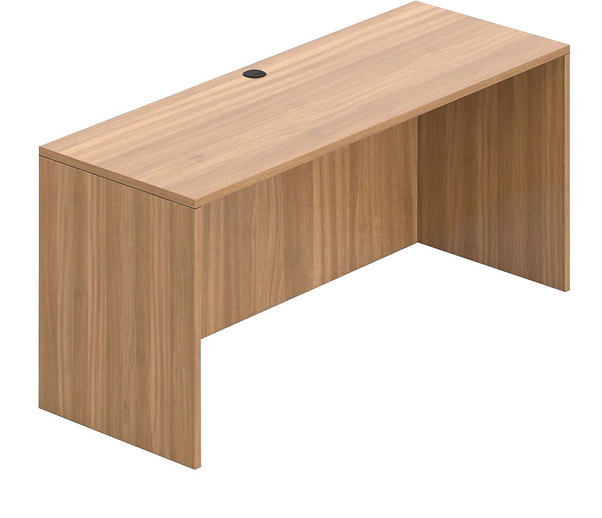 Offices To Go Superior Laminate 66" Credenza Shell, Autumn Walnut Laminate