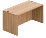 Offices To Go Superior Laminate 60" Rectangular Desk Shell, Autumn Walnut