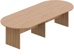 Offices To Go Superior Laminate 120" Racetrack Conference Table, Autumn Walnut (TDSL12048RS-AWL)