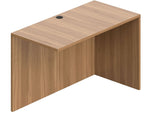 Offices To Go Superior Laminate 48" Return Shell - Reversible, Autumn Walnut Laminate