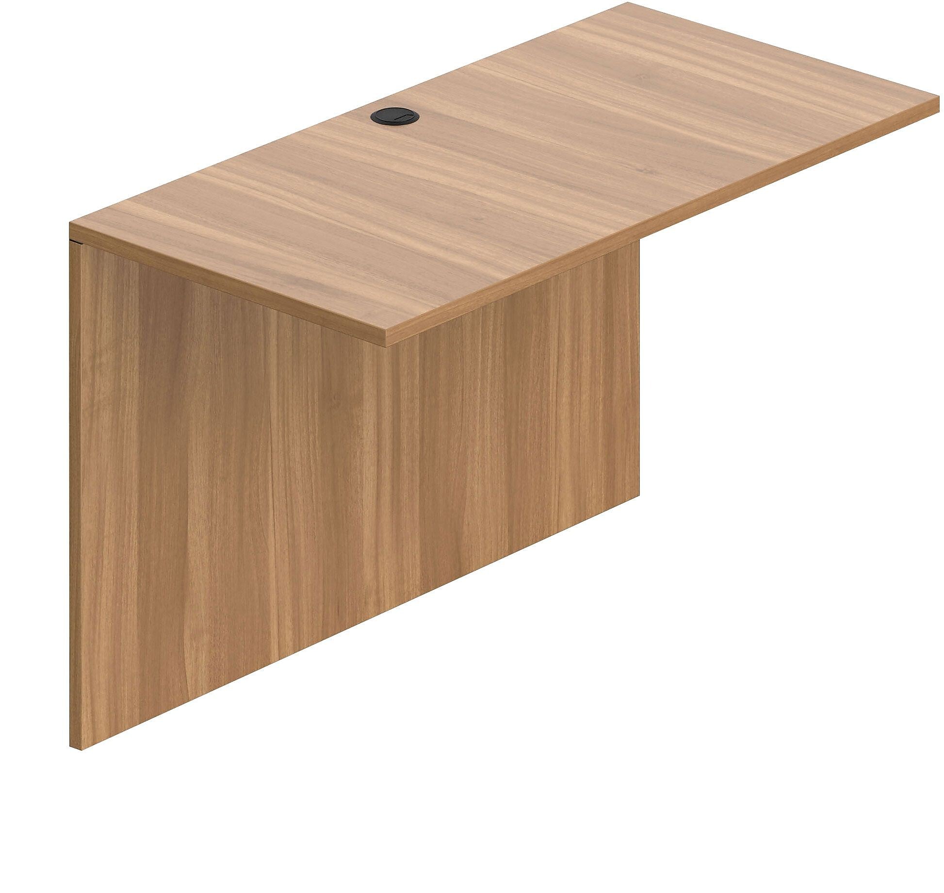 Offices To Go Superior Laminate 48" Flush Bridge, Autumn Walnut Laminate