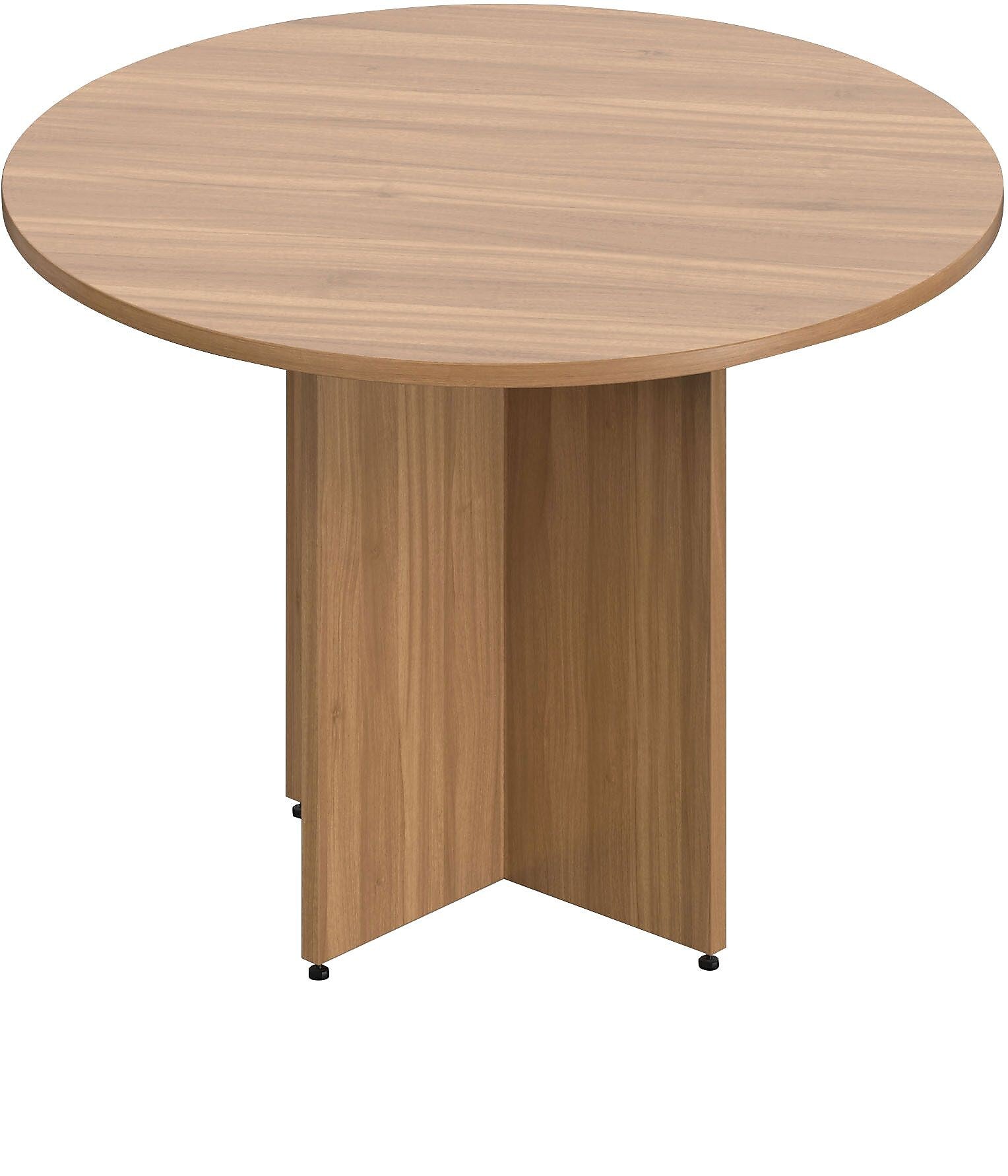 Offices To Go Superior Laminate 42" Round Table, Autumn Walnut (TDSL42R-AWL)