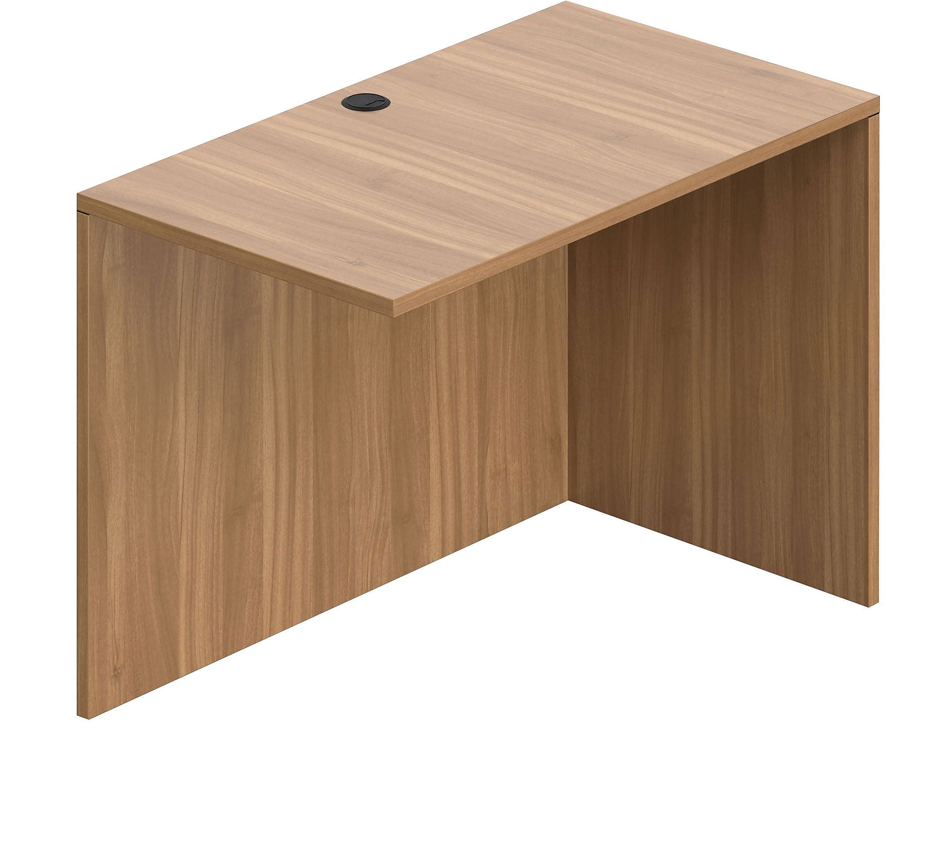 Offices To Go Superior Laminate 42" Return Shell, Autumn Walnut Laminate
