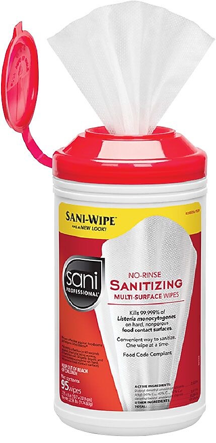 Sani Professional Disinfecting Wipes, 95 Wipes/Container (NICP56784EA)
