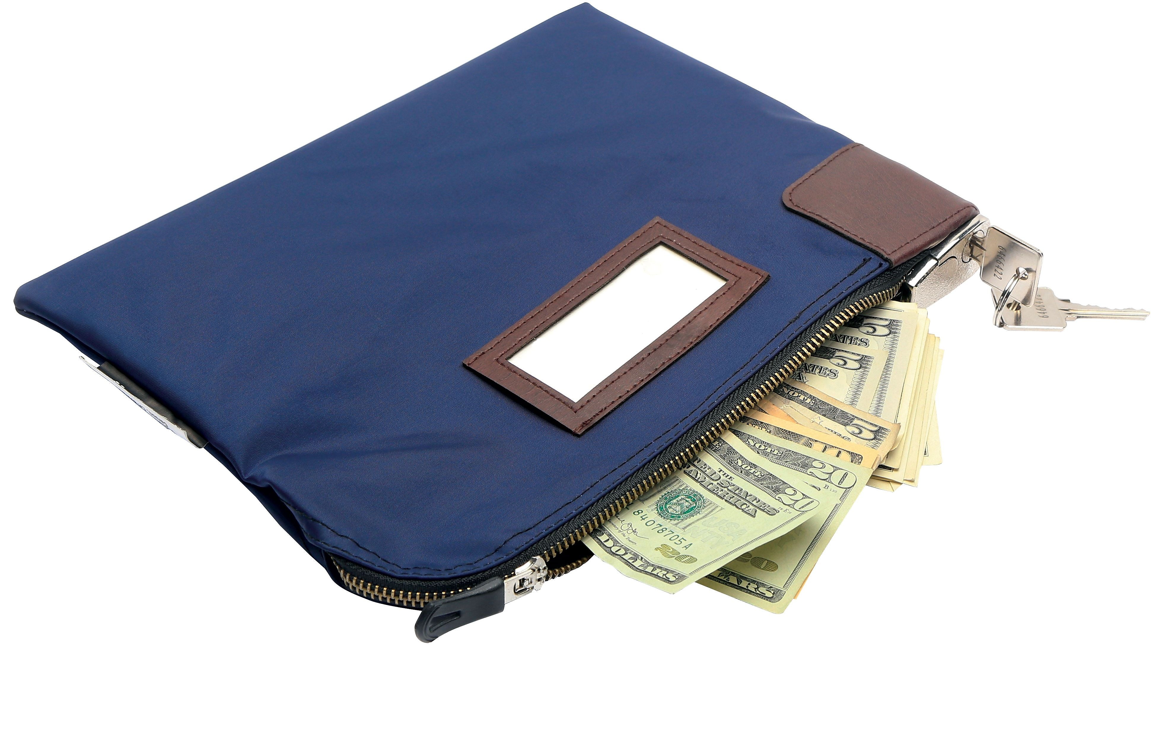 Honeywell Key Lock Deposit Bag, Navy (6505)