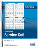 TOPS Professional Notebooks, 8.5" x 11", Wide Ruled, 100 Sheets, White (4100)