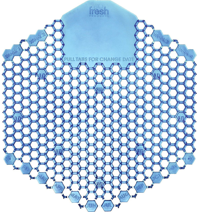 Fresh Products Wave 3D Urinal Screen, Cotton Blossom Scent, 10/Pack (3WDSF06)