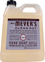 Mrs. Meyer's Clean Day Liquid Hand Soap Refill, Lavender Scent, 33 fl oz (651318)