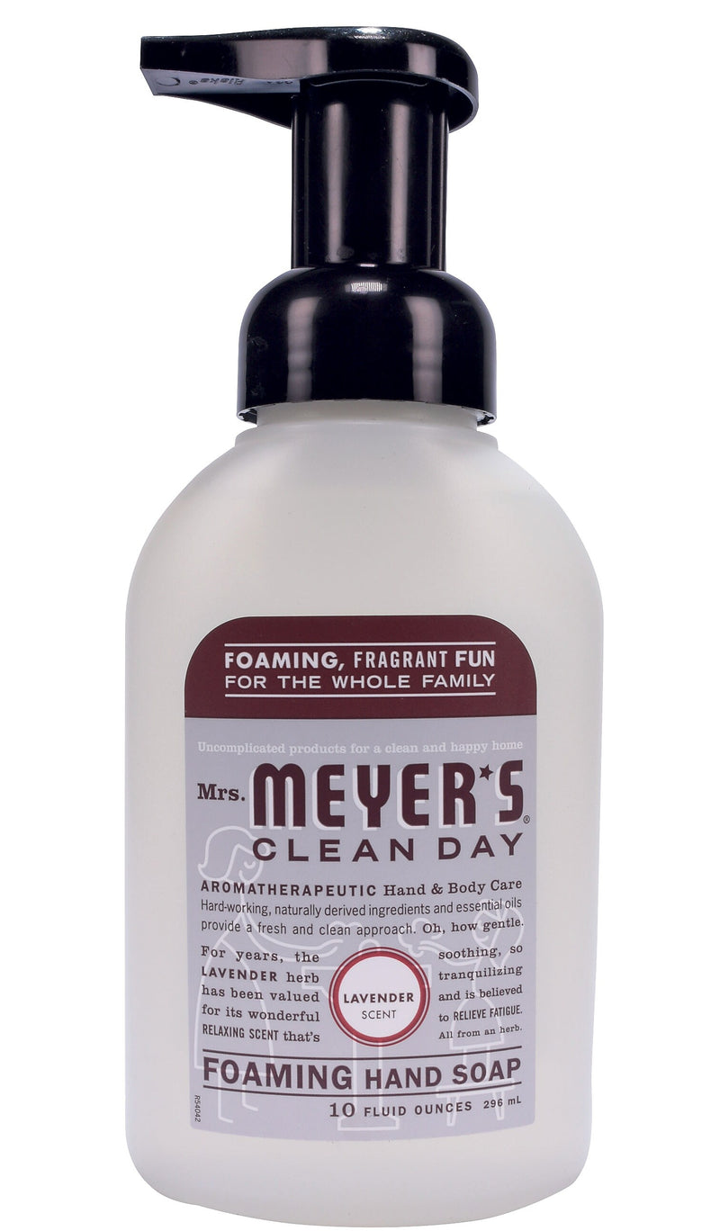 Mrs. Meyer's Clean Day Liquid Foaming Hand Soap, Lavender Scent, 10 fl oz (662031)