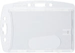 Durable Vertical/Horizontal Badge Holders, Clear, 10/Pack (DBL890519)