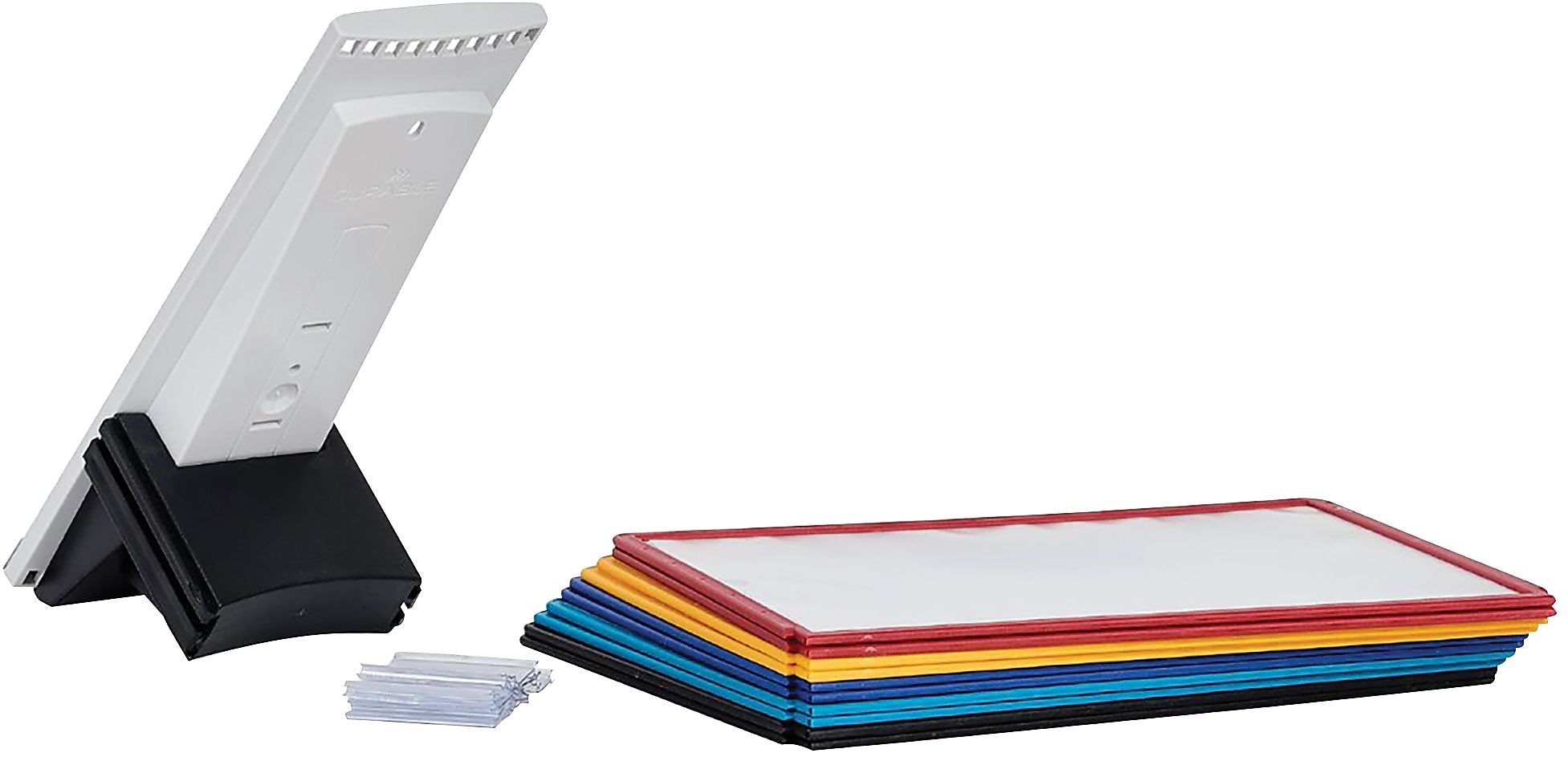 Durable SHERPA Document Holder, 8.5" x 11", Top Loading, Multicolor Plastic (569800)