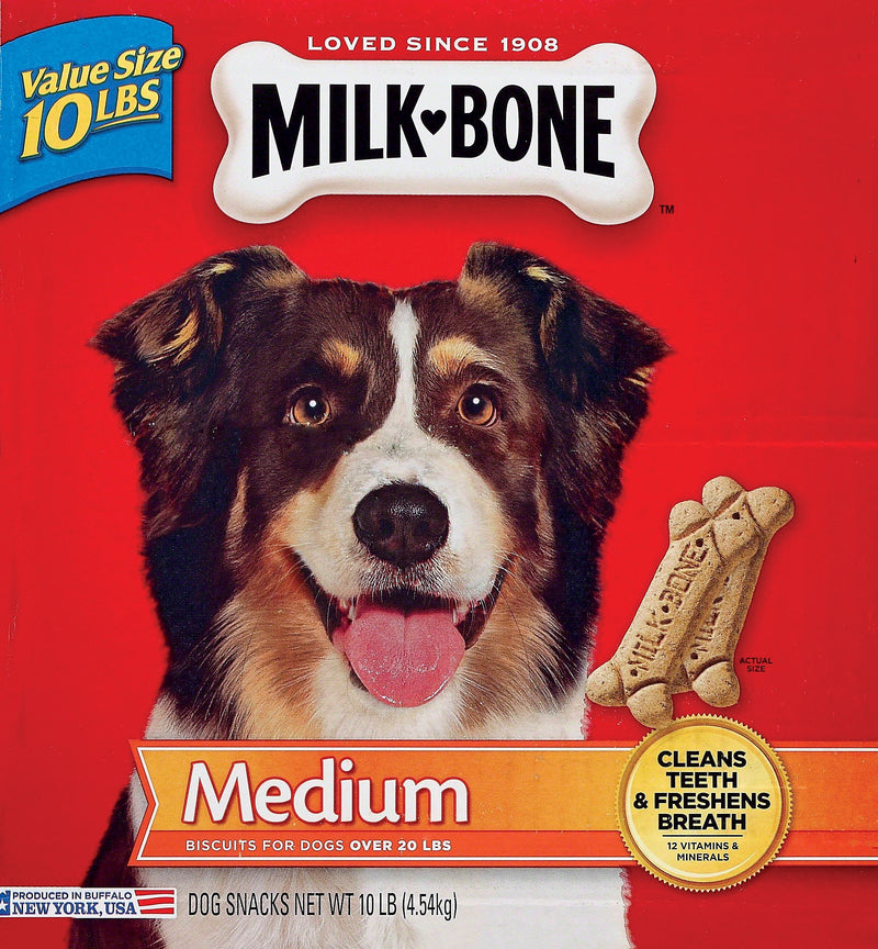 Milk Bone Original Dog Biscuits, Medium, 10 lbs. (SMU9501)