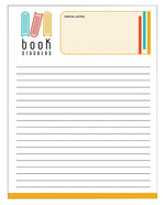 Large Memo Pads, 8-1/2" x 5-1/2", 50 sheets per pad, White Wove #70 Text
