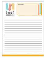 Large Memo Pads, 8-1/2" x 5-1/2", 50 sheets per pad, White Wove #70 Text, Qty: 20