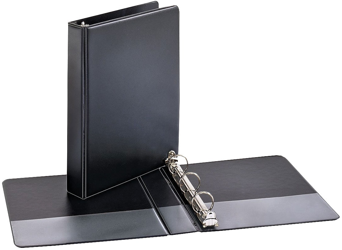 Cardinal 1" 3-Ring Mini Binders, Black (07201)