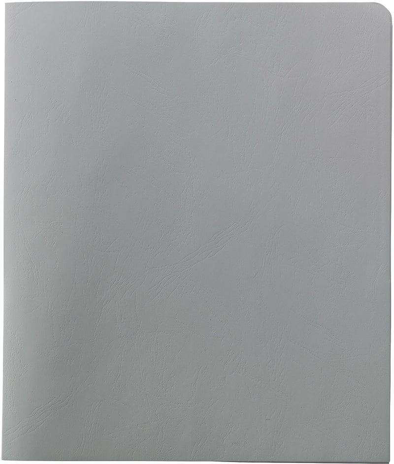 Smead Leatherette 2 Pocket Portfolios, Letter, White, 25/Box