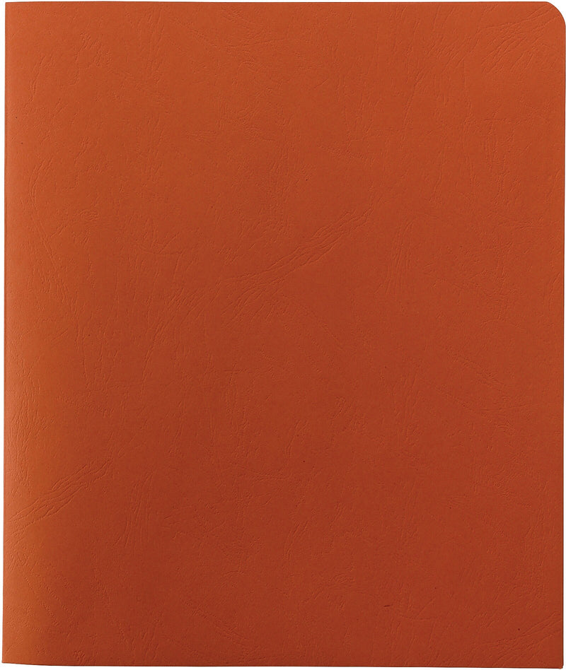 Smead Two Pocket Portfolios, Orange, 1/2" Capacity, 11" x 8 1/2", 25/Box