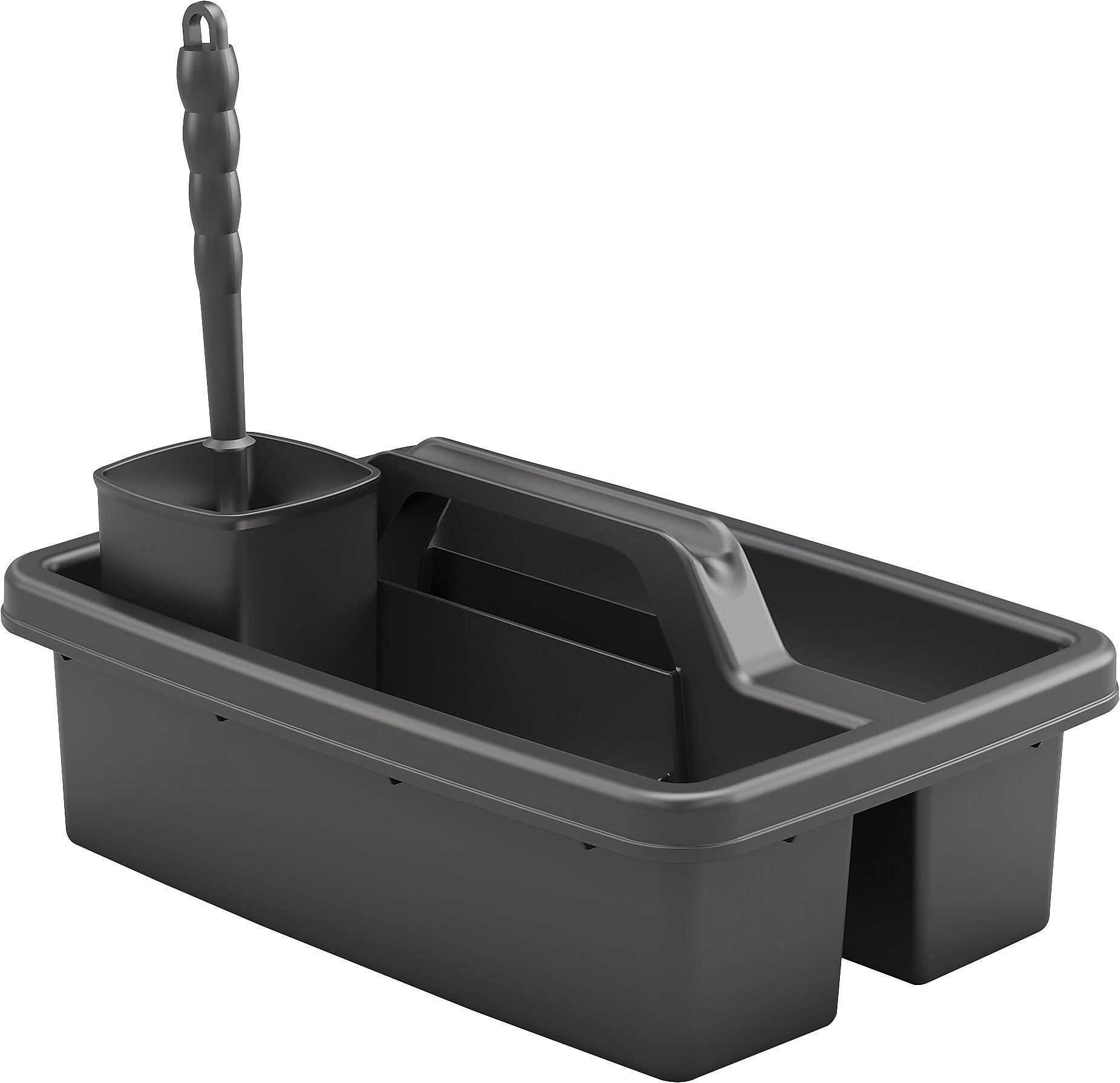 Suncast Commercial 6-Compartment Cleaning Caddy, Dark Gray Resin (HKCTBKIT)