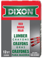 Ticonderoga Lumber Crayons, Red