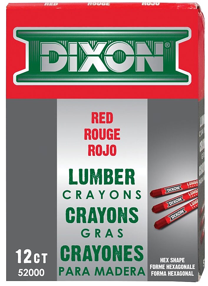 Ticonderoga Lumber Crayons, Red