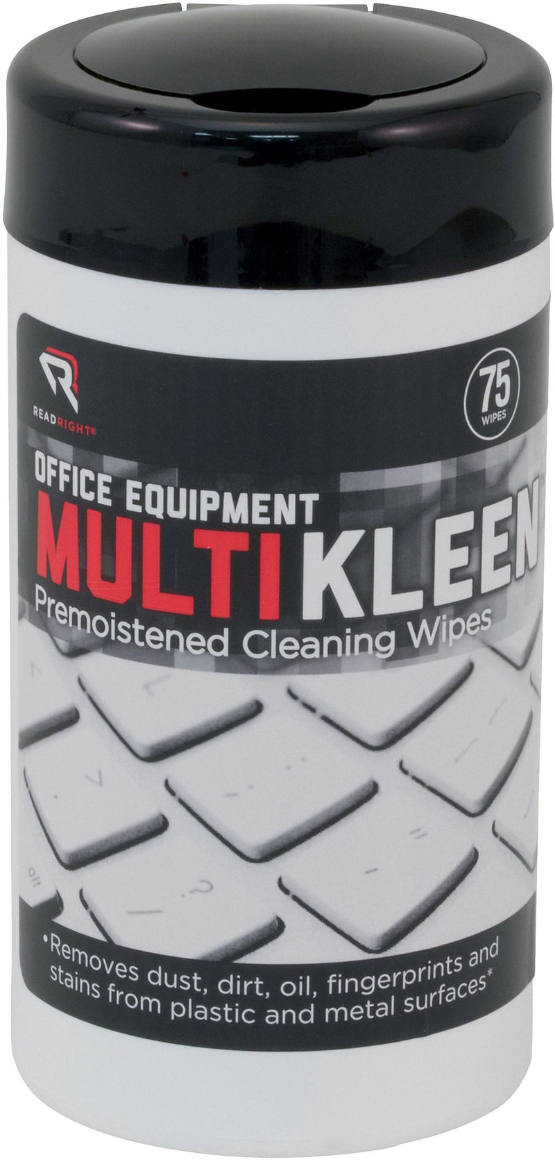 Read Right Office Equipment MultiKleen Wipe, Unscented, 3 1/4"(W) x 3 1/4"(L)