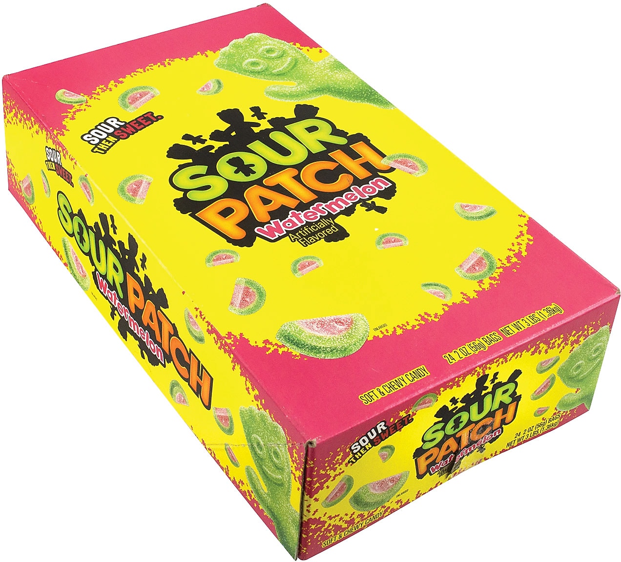 Sour Patch Kids Watermelon Gummy Candy, 2 oz., 24/Pack (304-00004)
