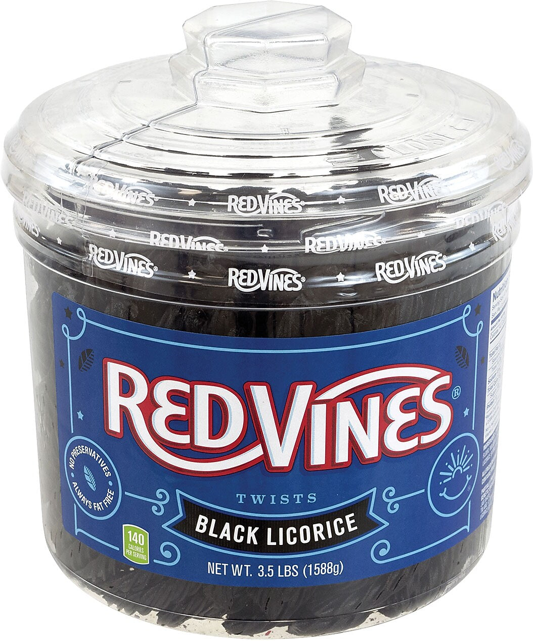 Red Vines Black Licorice Twists, 3.5 lbs. (209-04500)