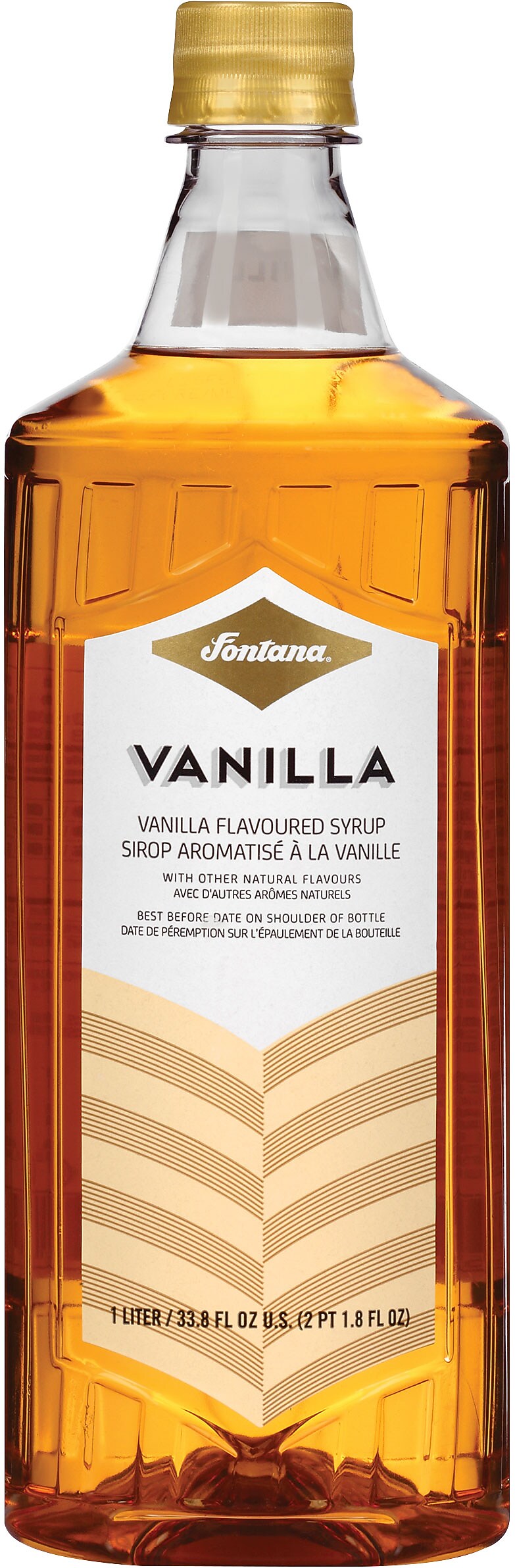 Fontana Vanilla Flavored Coffee Syrup, 1 Liter (NES41273)