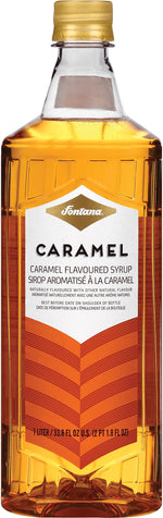 Fontana Caramel Flavored Coffee Syrup, 1 Liter (NES41271)